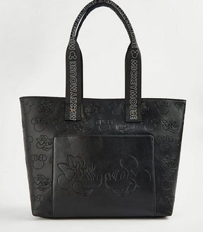 Disney Mickey & Minnie Black Tote Bag