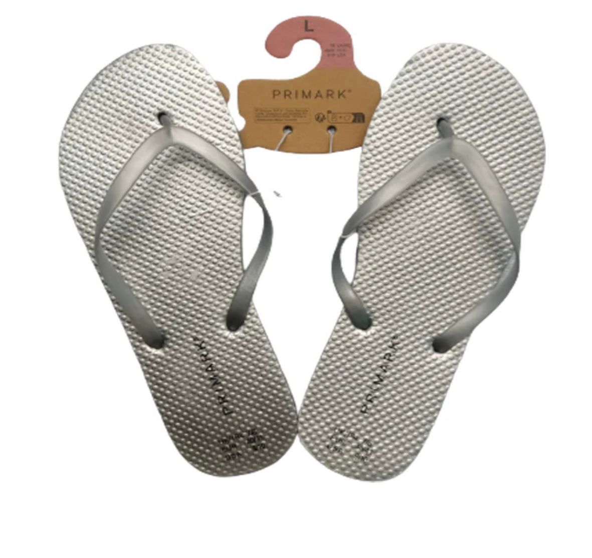 Boys Silver Flip Flop