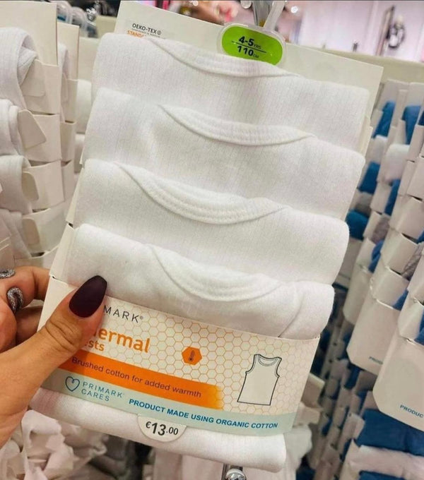 Primark 4 Thermal vest