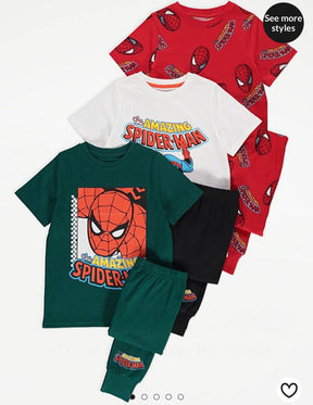 Spider-Man sleepers pack of 3