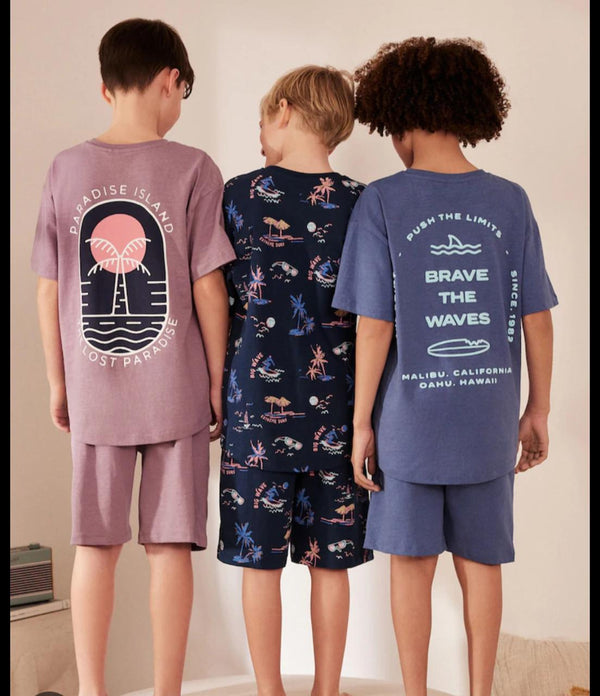 NEXT Navy/Purple Surf Short