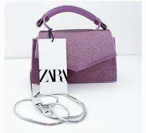 Rhinestone bag (Brand zara)