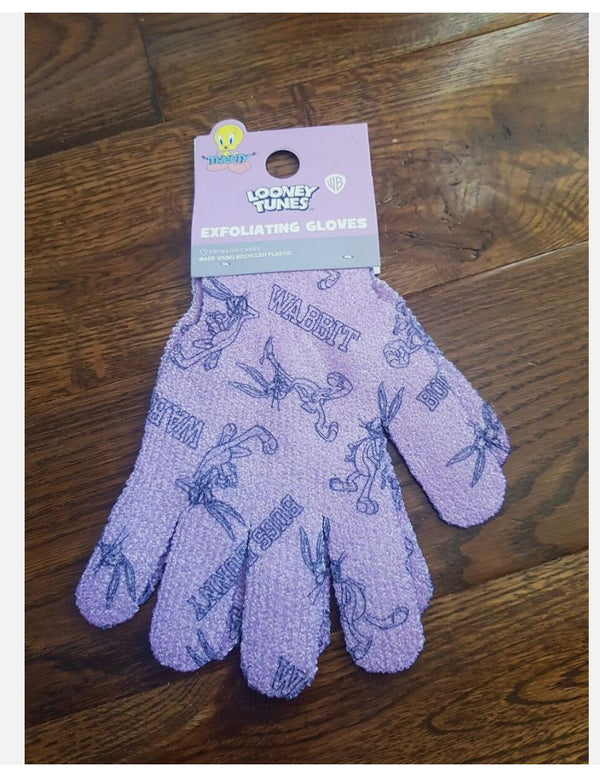 Exfoliating gloves