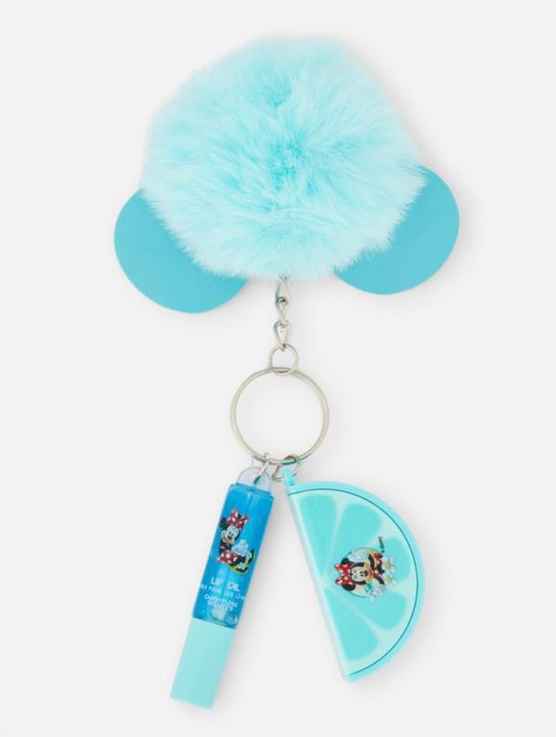 Minnie lipgloss and lip oil keychain