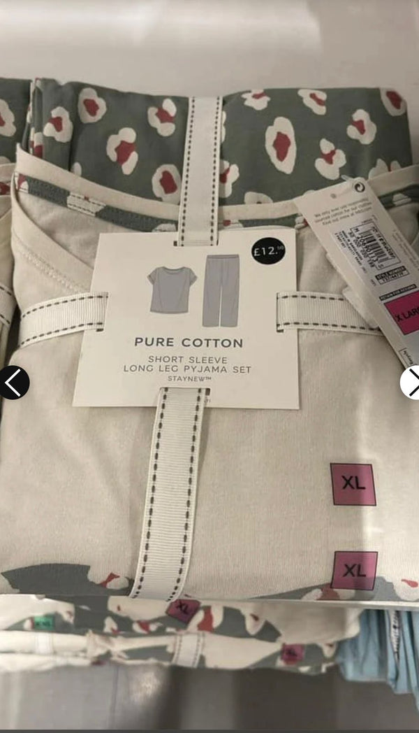 Mark&Spencer heart animal print pjs