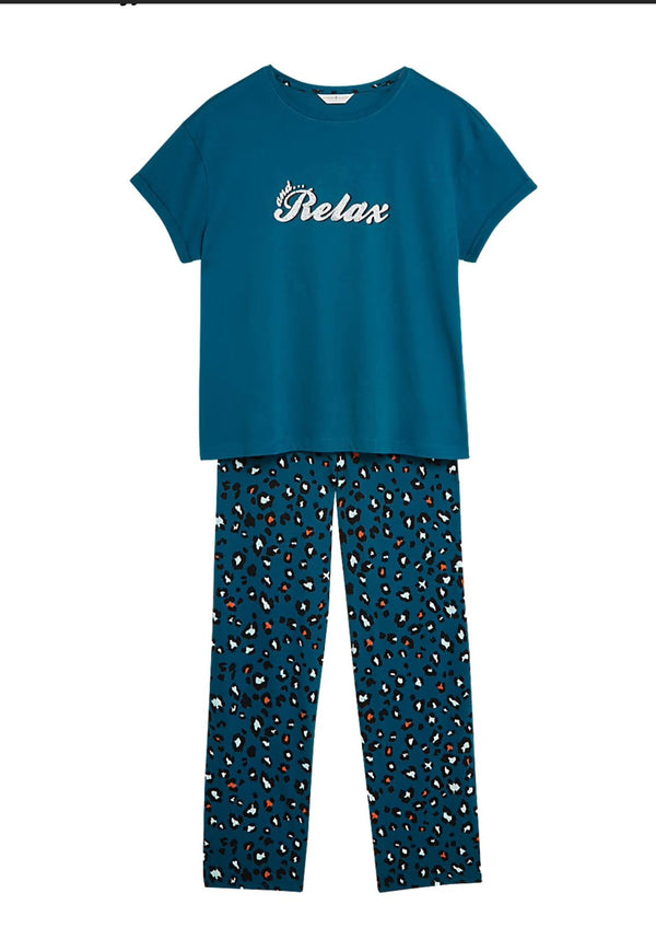 Mark&Spencer Relax teal pjs