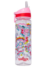 Smiggle pink unicorn water bottle