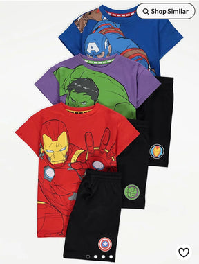 George  marvel pajamas pack of 3