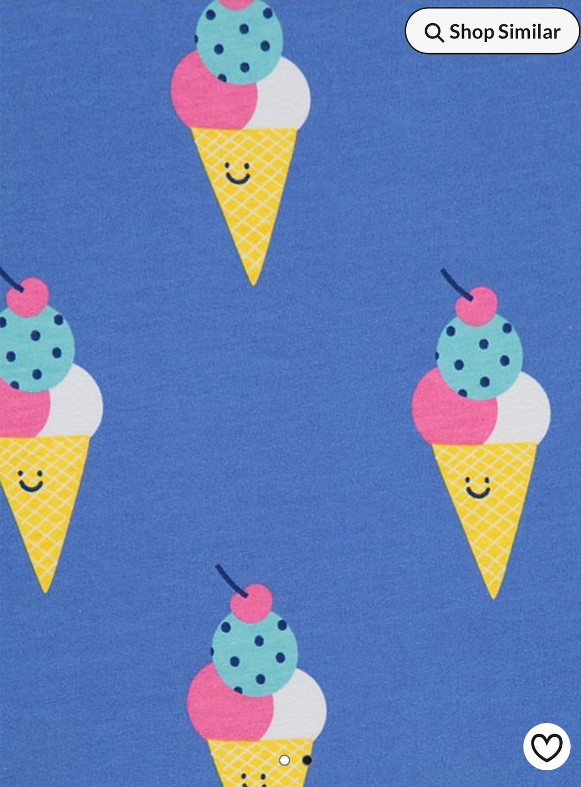 George icecream print pj