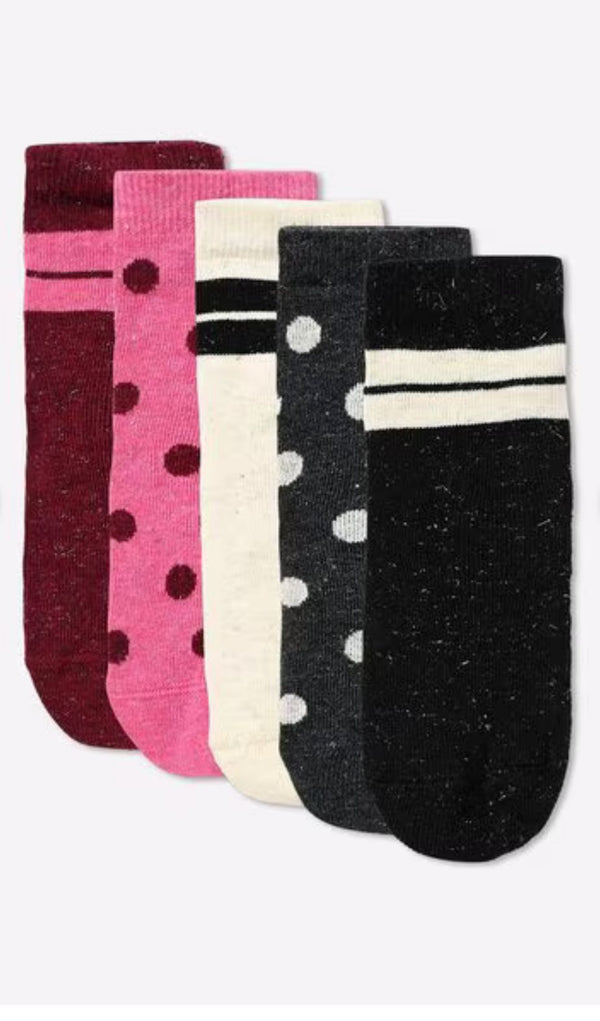 M&S glitter socks pack of 5