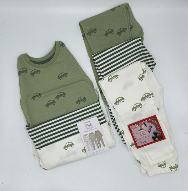 George Sage Green Car Cotton Set