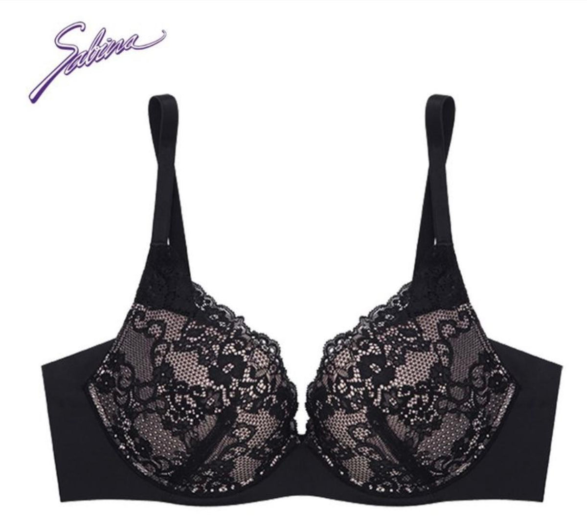 Black And Skin Bra