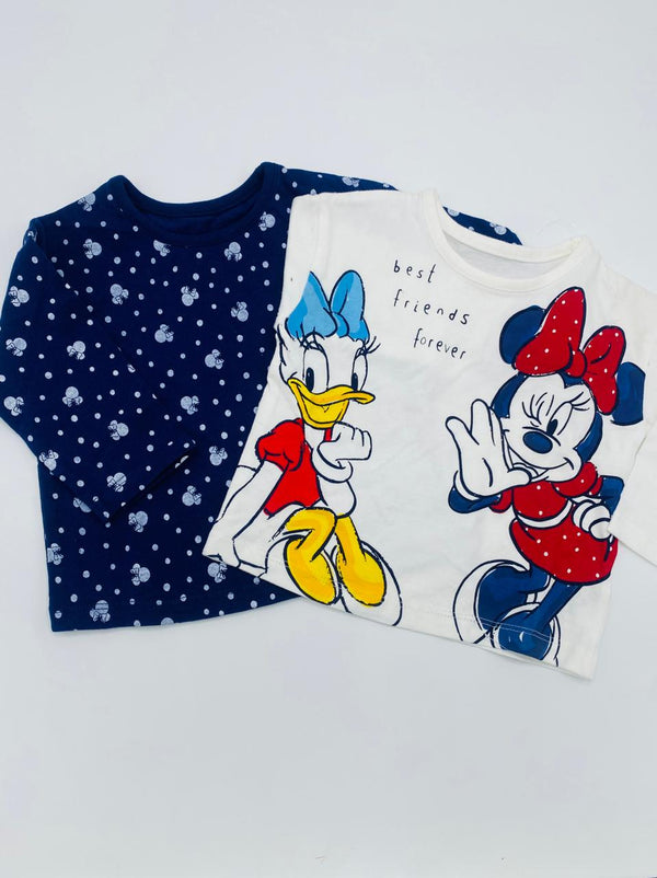 George Full Sleves Minie Mouse Set