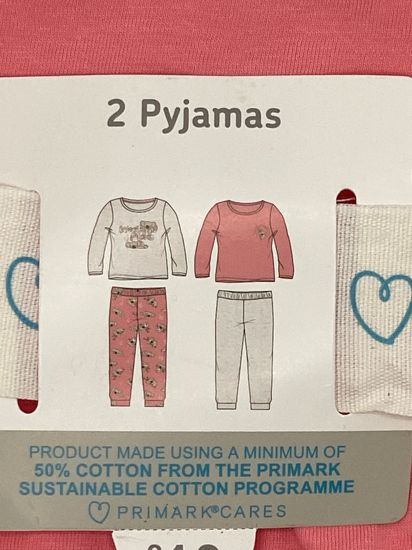 Primark Kids 2 Pyjama Koala Set