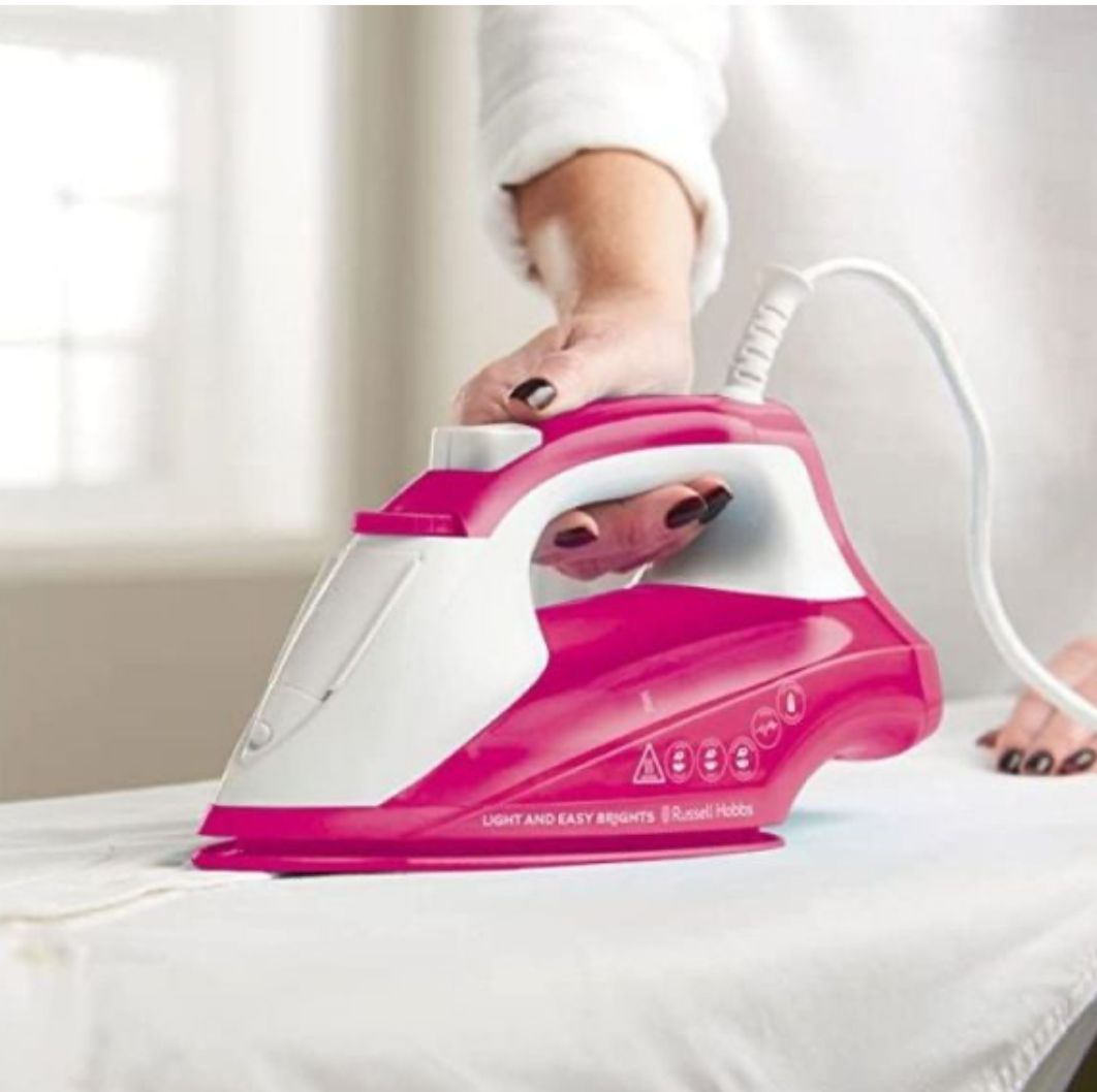 Russell Hobbs Pink Steam Iron
