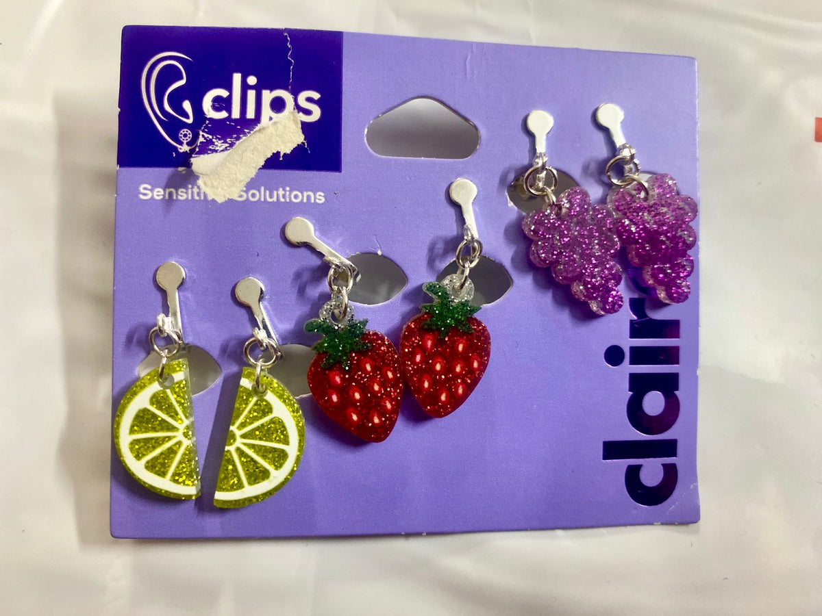 Clip on Fruit Earring