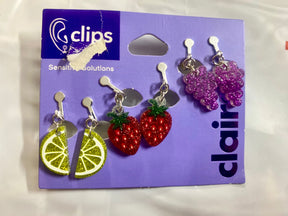 Clip on Fruit Earring