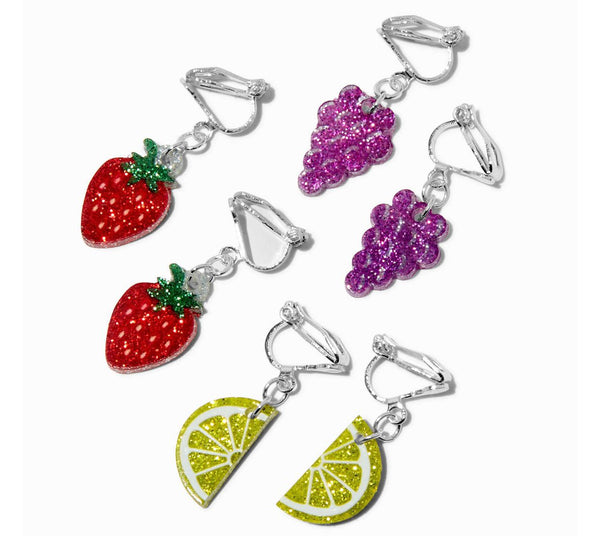 Clip on Fruit Earring