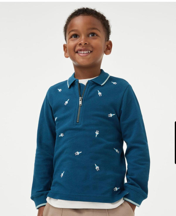 Embroidered Rocket Shirt