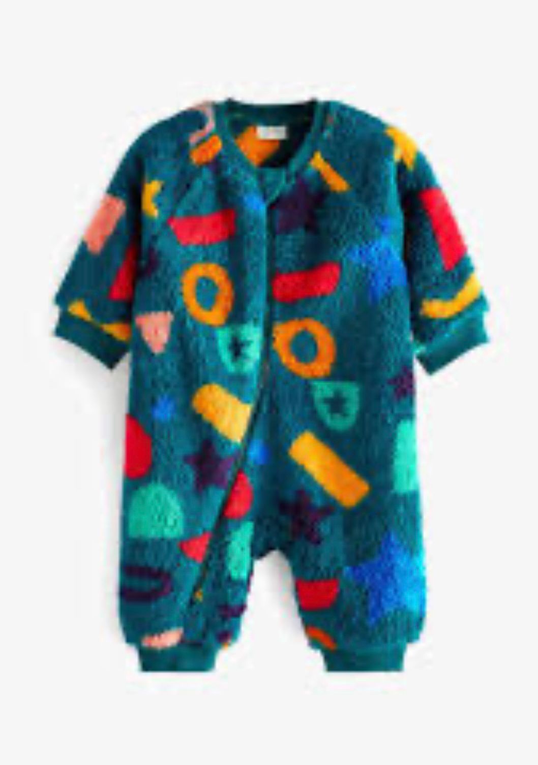 Colorful Fleece Romper