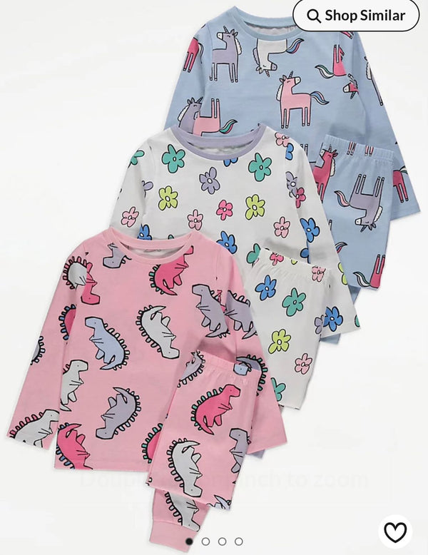 Unicorn dinosaur pjs
