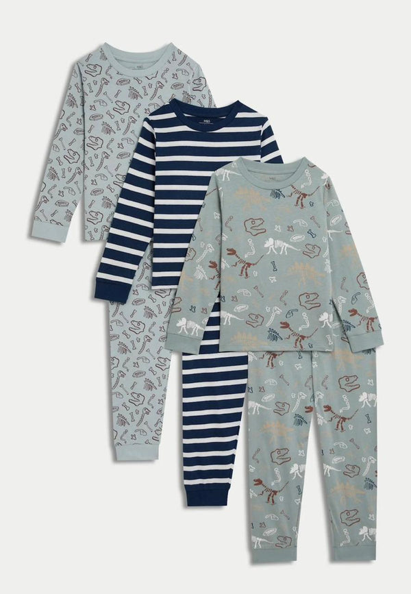 M&S Kids dinosaur 3pjs Set