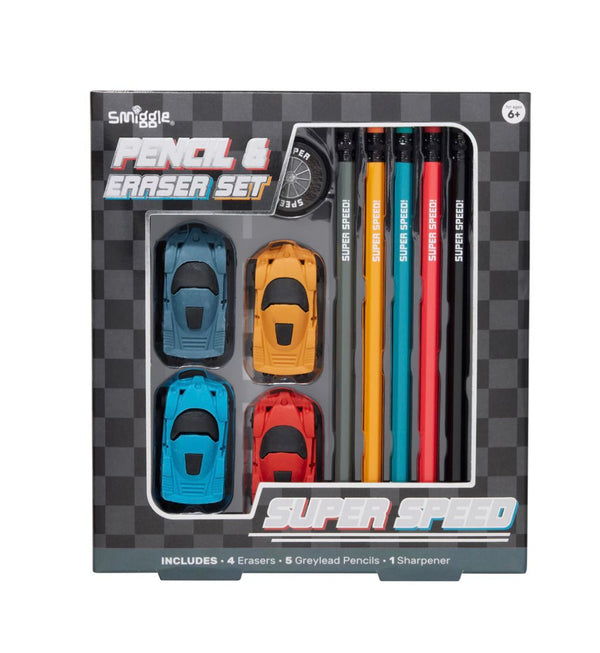 Pencil And Eraser Set