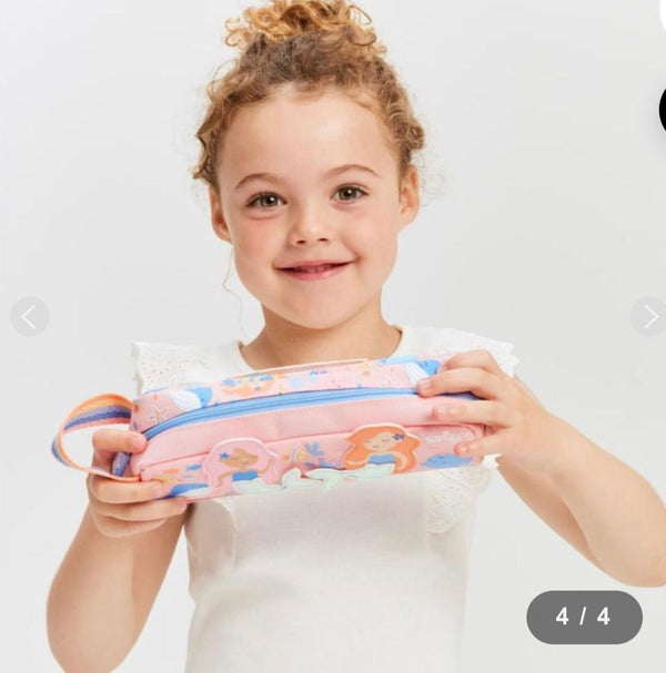 Peach Mermaid Pencil Case