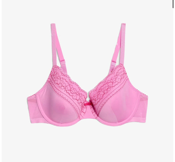 Pink Plunge Bra