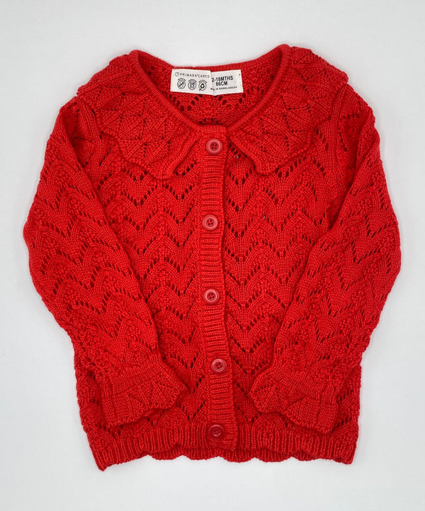 Primark Red Knit Cardigan