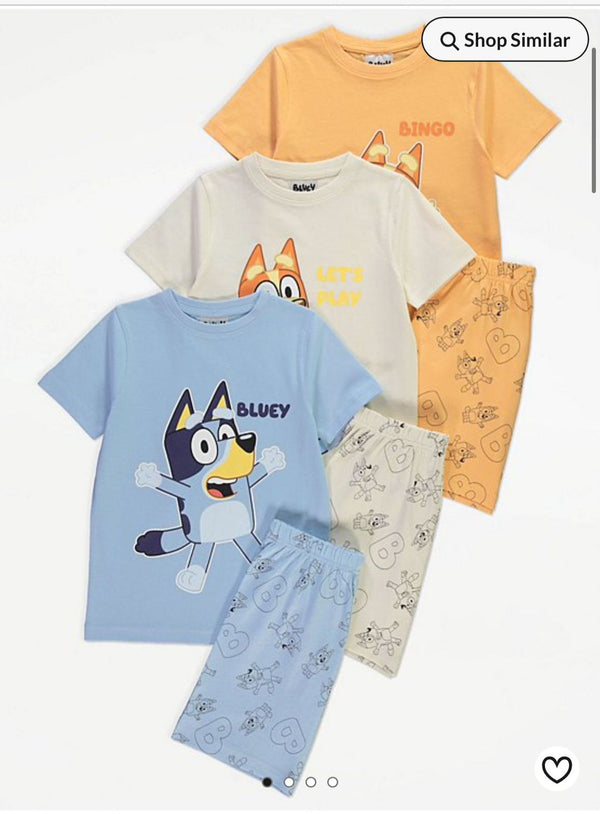 Bluey Shorts Pj Set