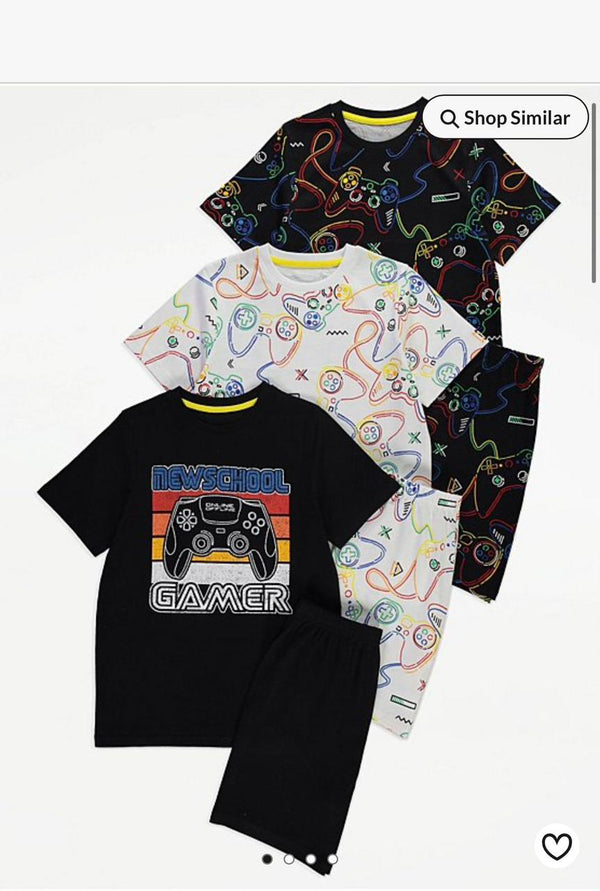 Game Short Pj Set