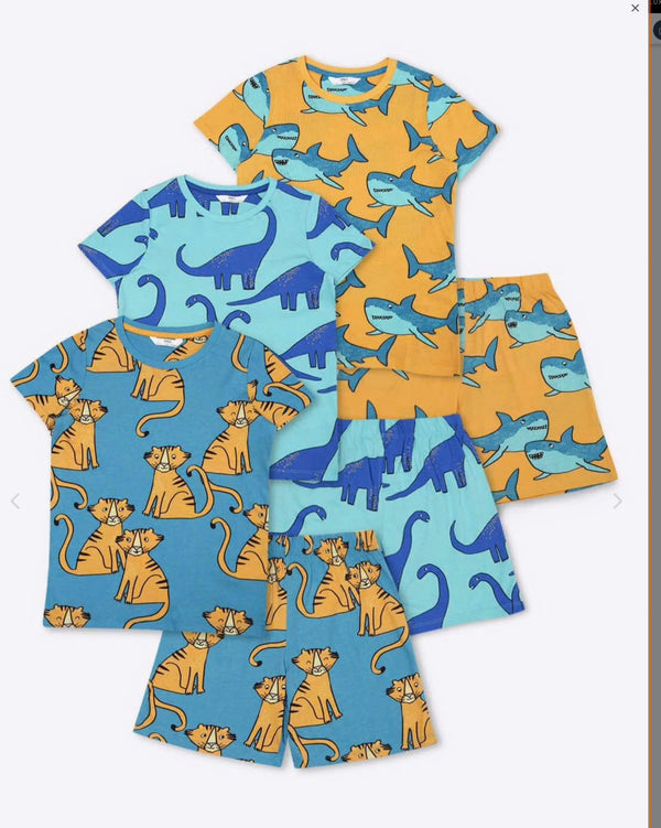 Cat And Whale Shorts Set