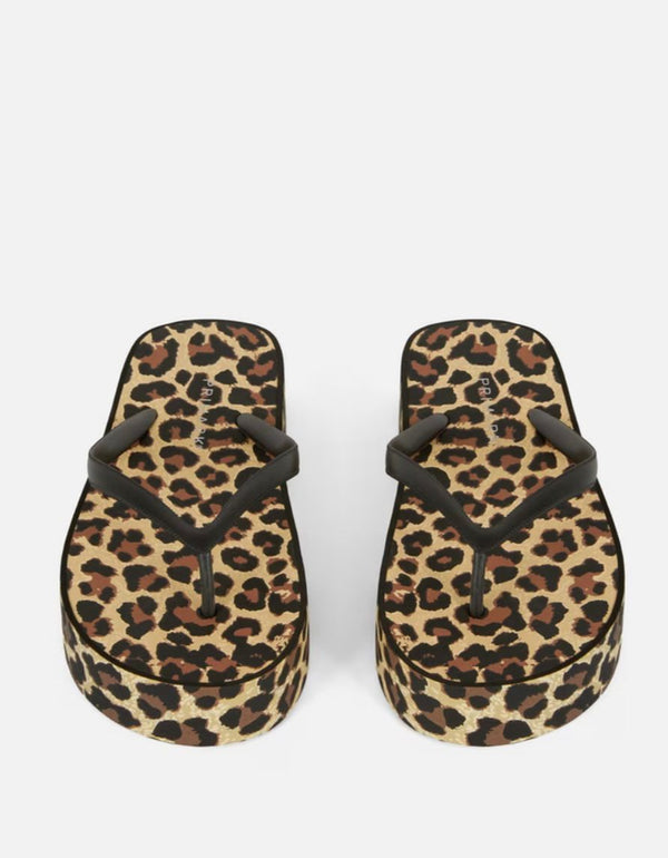 Leopard Print Flipflop